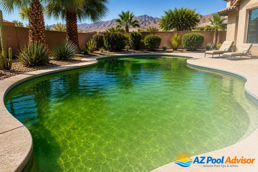 Why Arizona Pools Turn Green So Fast